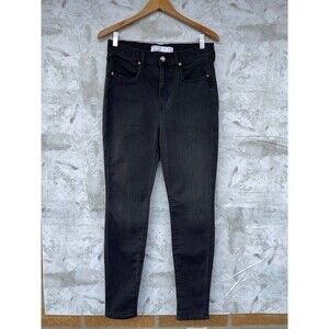 AYR The Riser Super Soft Skinny Black/Gray High Rise Jeans size 32x28